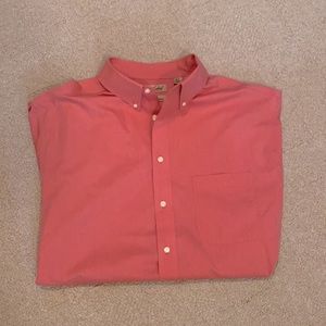Gold Label (Non-Iron) Men’s Salmon Color SS Shirt, NWOT; Great Buy! Size XLT
